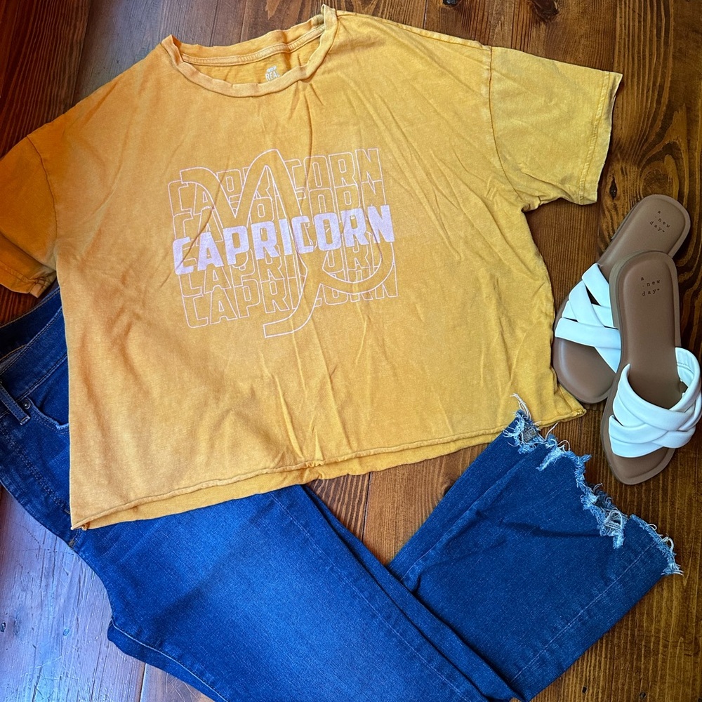 Aerie Women’s Horoscope Crop T-Shirt ♑️